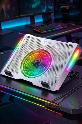 Fnc-5265ST 1 * 125+4 * 60 Fanlı RGB Notebook Standı