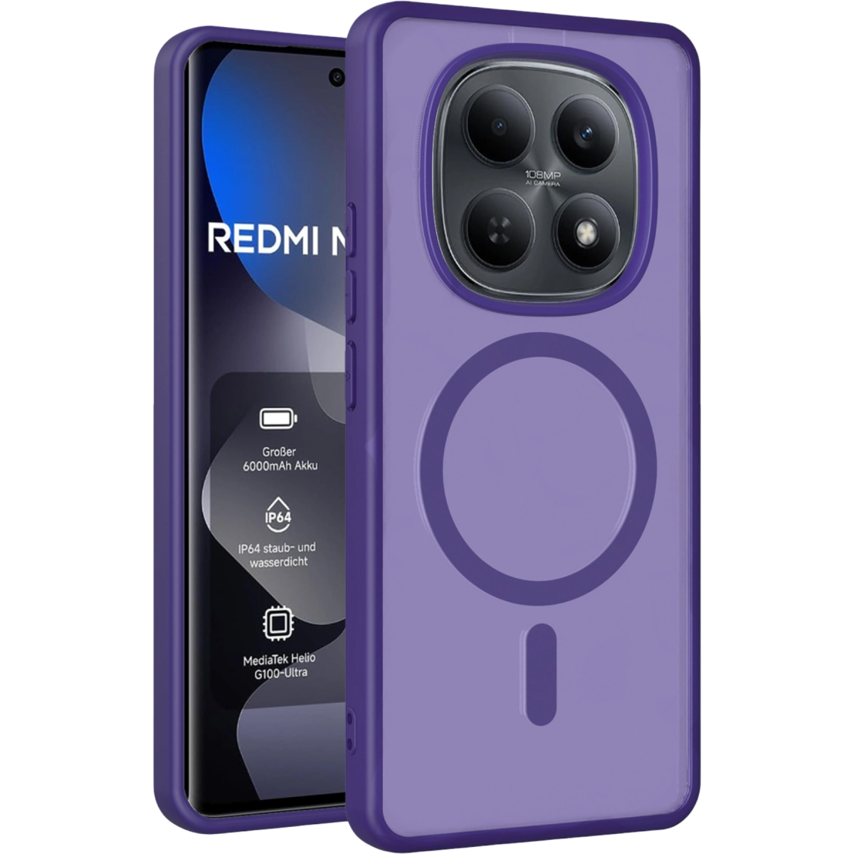 Joko Xiaomi Redmi Note 15 Pro Plus 5g Jota Magsafe Kapak - Derin Mor