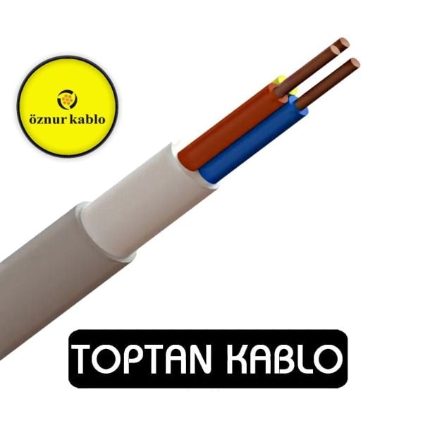 Öznur Kablo 3x2,5 mm Antigron NVV (NYM) 300/500 V