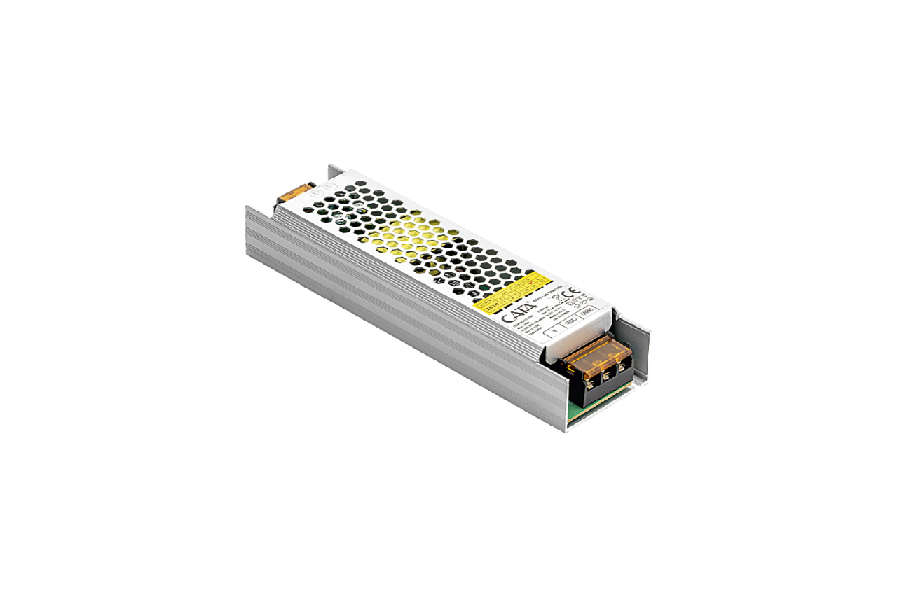 Cata 12,5 Amper Şerit Led Trafosu (150W) (Slim-Fansız) CT-2560