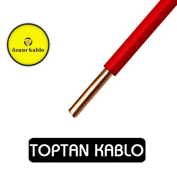 Öznur Kablo 1 mm NYA Kırmızı
