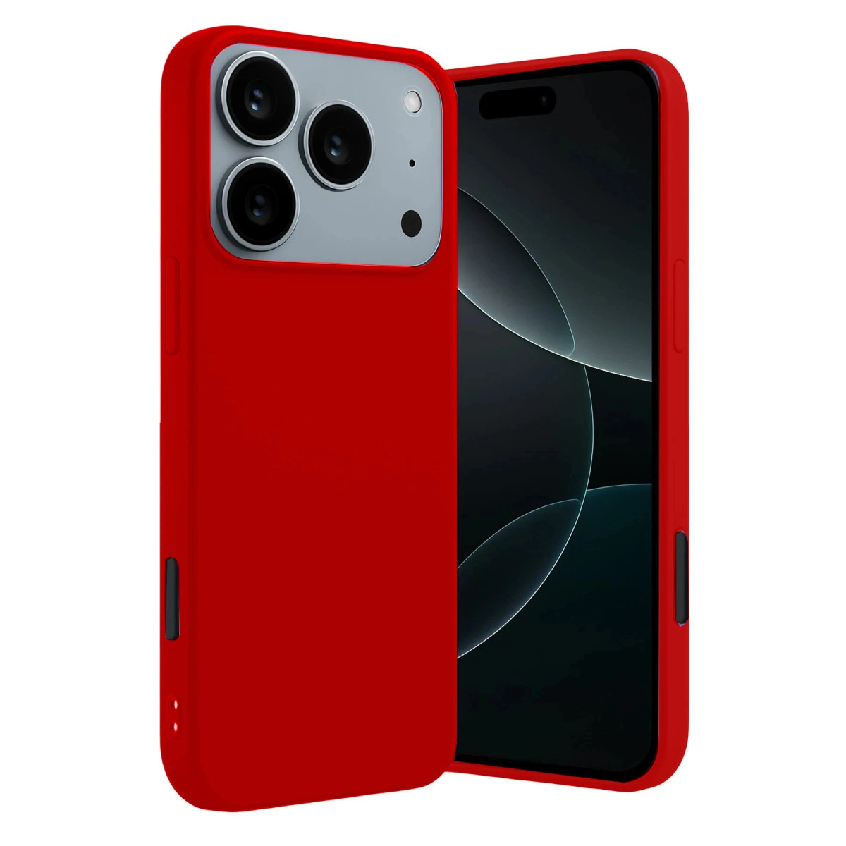 Apple İphone 17 Pro First Silikon - Kırmızı
