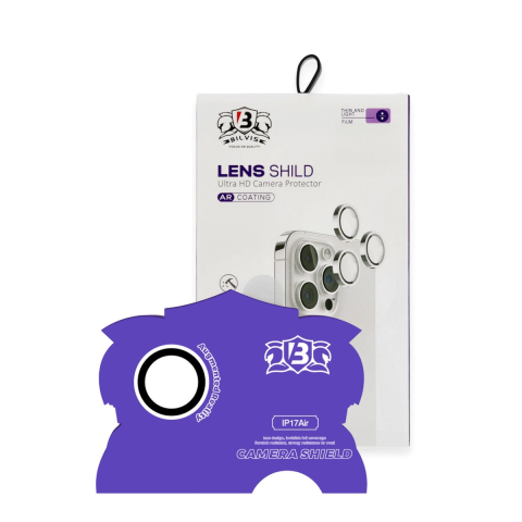 Apple İphone 17 Air Bilvis Titan Kamera Lens - Gümüş