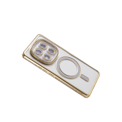 Xiaomi Redmi Note 15 Pro 5g Joke Simli Magneticsafe Kılıf - Gold