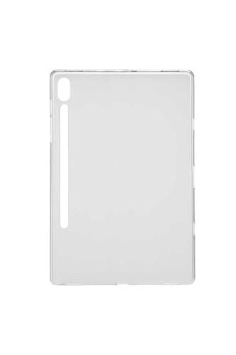 Galaxy Tab S7 FE Lte (T737-T736-T733-T730) uyumlu süper silikon tablet kılıfı, renksiz