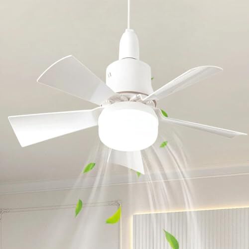 Uzaktan Kumandalı Fan LED Rozanslı Tavan Vantilatörü, 82W, 5 Kanatlı, 3 Renk Seçenekli, Dimlenebilir Akıllı Aydınlatma, Beyaz