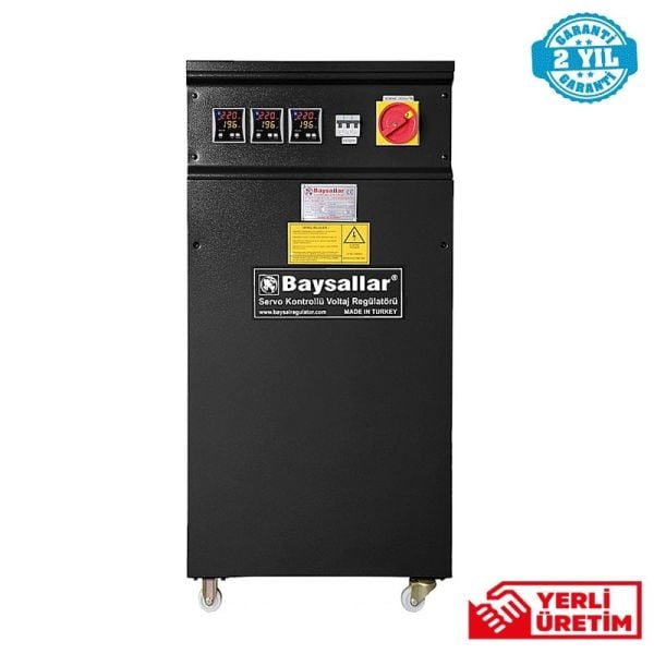 Baysallar Servo Regülatör 120 Kva Trifaze Korumalı