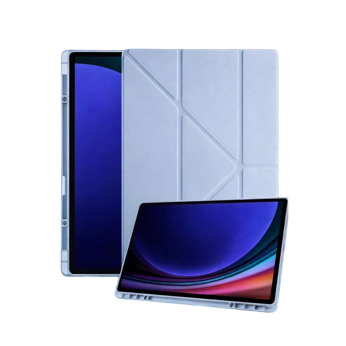 Samsung Galaxy Tab A11 Plus Kalemlikli Mars Tablet Kılıfı - Mavi