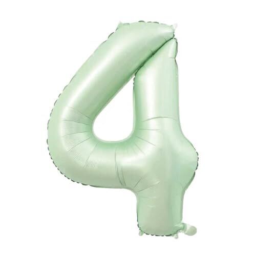 Rakam Folyo Balon 34 inç 76-82 cm (Adaçayı, 4)