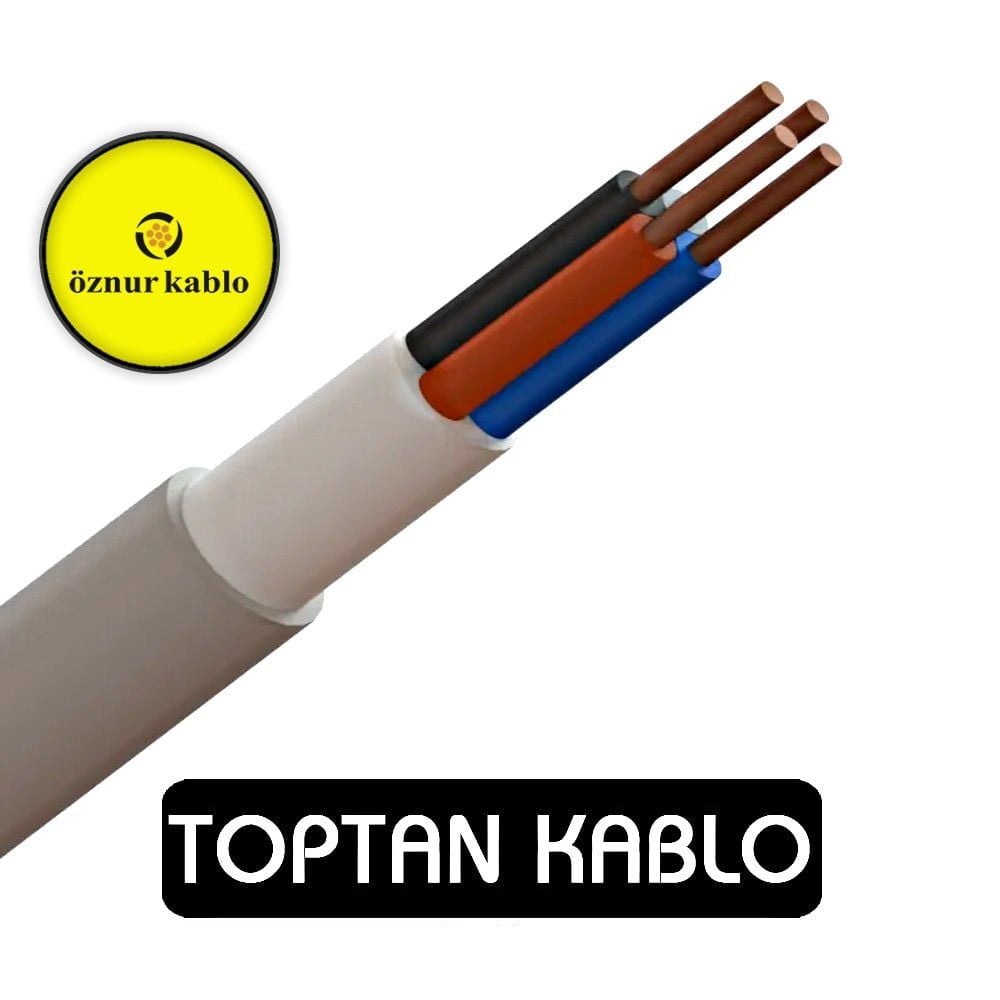 Öznur Kablo 4x10 mm Antigron NVV (NYM) 300/500 V