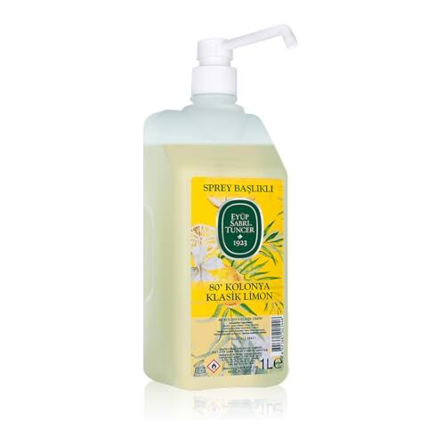 Oda Kokuları Sprey Başlıklı Klasik Limon Kolonyasi (1 L)