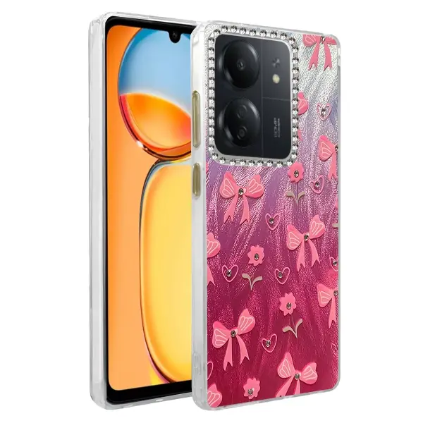 Xiaomi Redmi 13C Kılıf Blade Aynalı Desenli Kapak - Desen 3