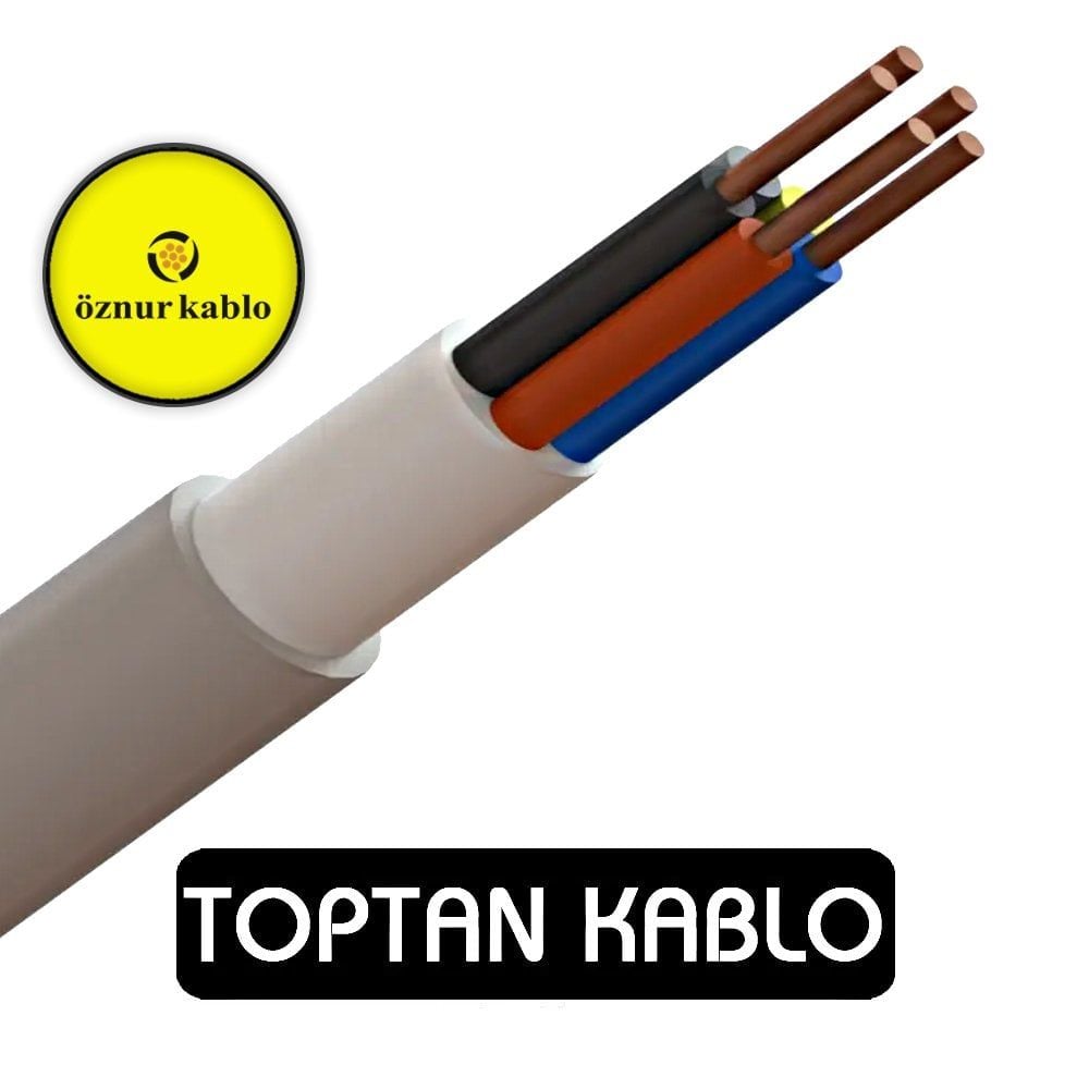 Öznur Kablo 5x6 mm Antigron NVV (NYM) 300/500 V
