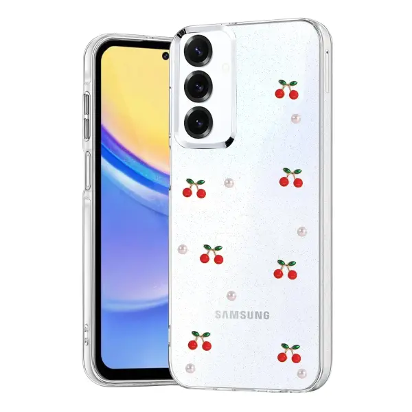 Samsung Galaxy S25 FE Fiyonk Desenli Kapak - Desen 9