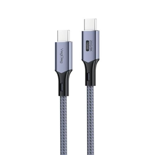 100W 5A USB3.2 Gen 2 20 Gbps 8K 60Hz Type-C Görüntü, Şarj ve Data Kablosu, 3 Metre