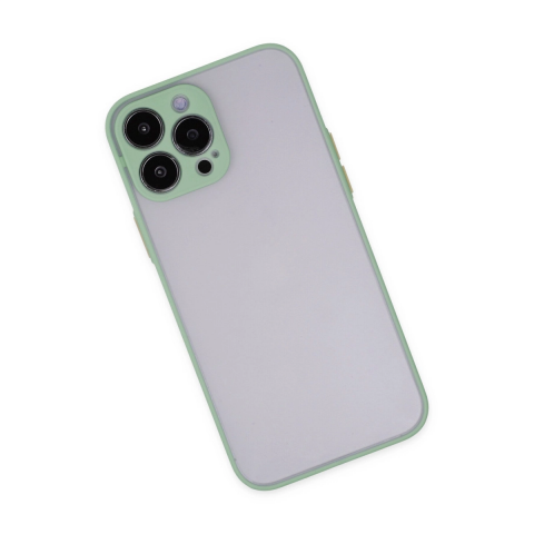 Apple İphone 14 Pro Max Kılıf Montreal Silikon Kapak - Turkuaz