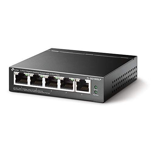 TL-SG1005LP 4 Port PoE+ ve 5 Port Gigabit Masaüstü Switch