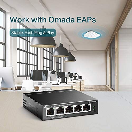 TL-SG1005LP 4 Port PoE+ ve 5 Port Gigabit Masaüstü Switch