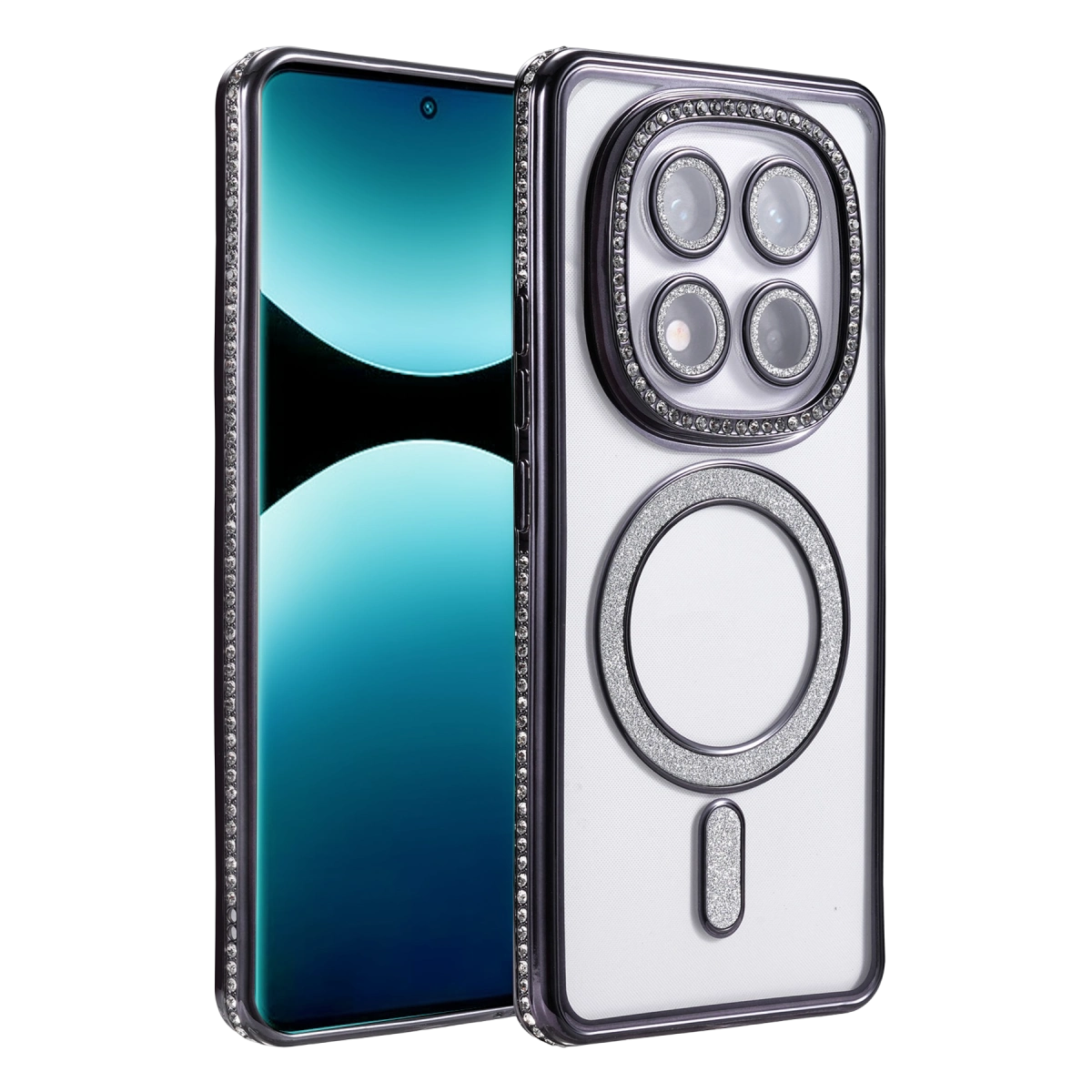 Xiaomi Redmi Note 15 4g Joke Simli Magneticsafe Kılıf - Siyah