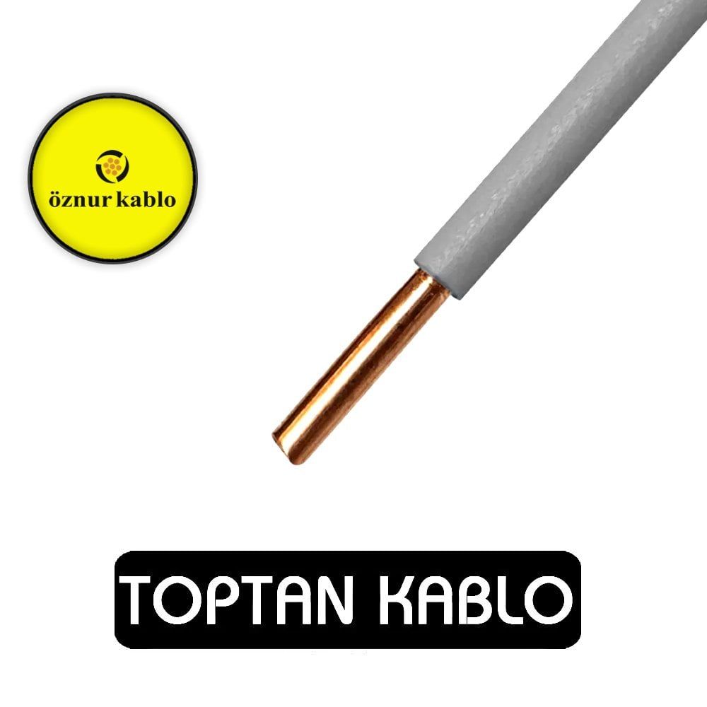Öznur Kablo 2,5 mm NYA Gri
