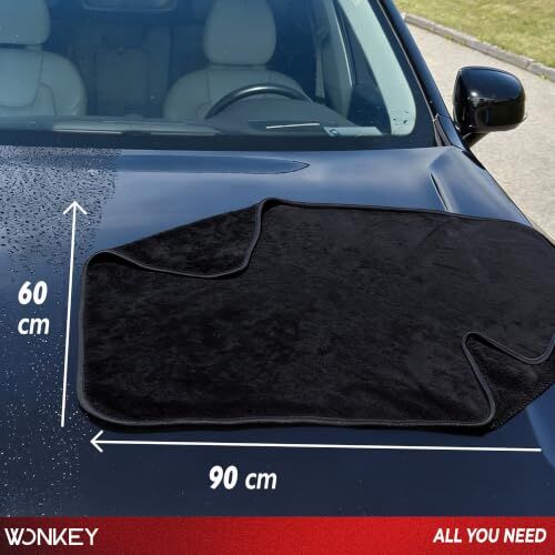Ekstra Büyük Emici Mikrofiber Oto Kurulama Bezi, Araba Temizlik Havlusu 60x90 cm