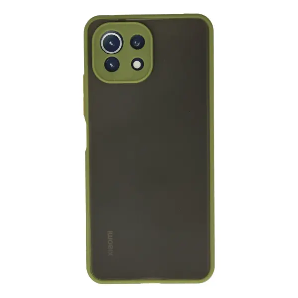 Xiaomi Mİ 11 Lite Kılıf Montreal Silikon Kapak - Açık Yeşil