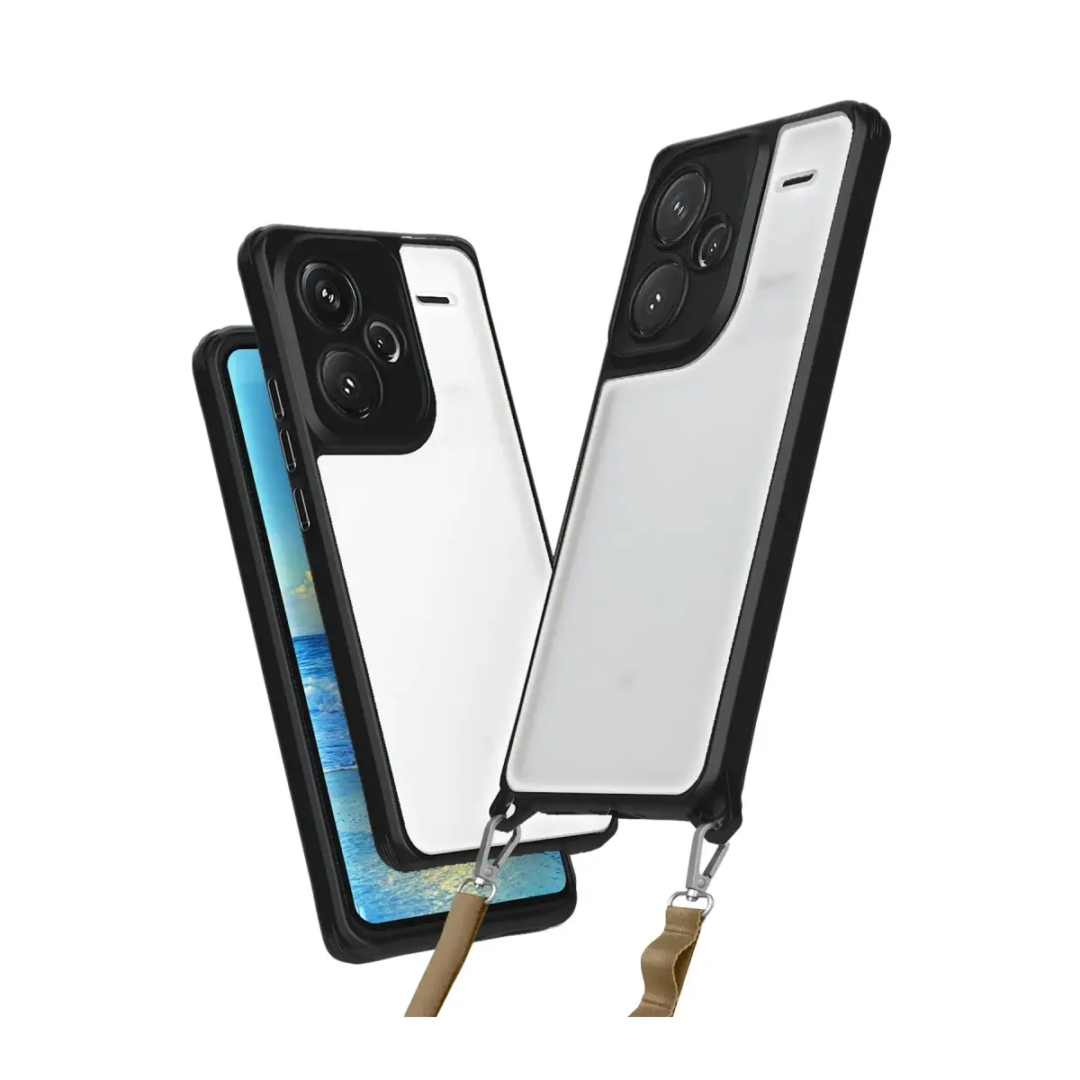 Xiaomi Redmi Note 13 Pro Plus Kılıf Penta Silikon Kılıf - Siyah