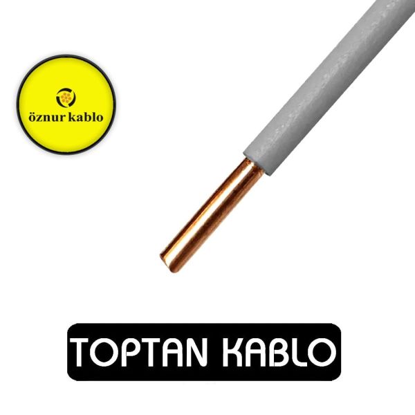 Öznur Kablo 10 mm NYA Gri