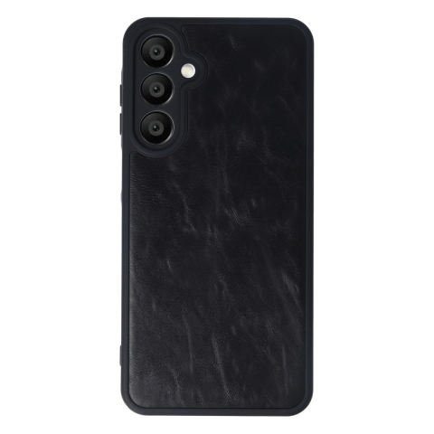 Samsung Galaxy A16 5g Kılıf Aras Deri Kapak - Siyah
