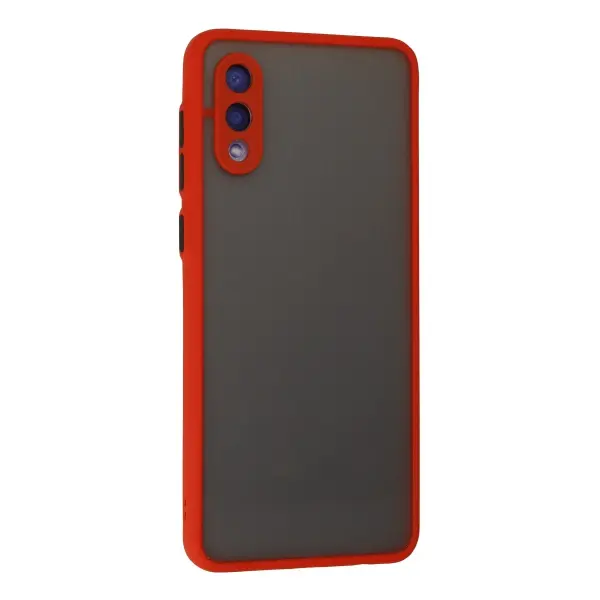 Samsung Galaxy A02 Kılıf Montreal Silikon Kapak - Kırmızı