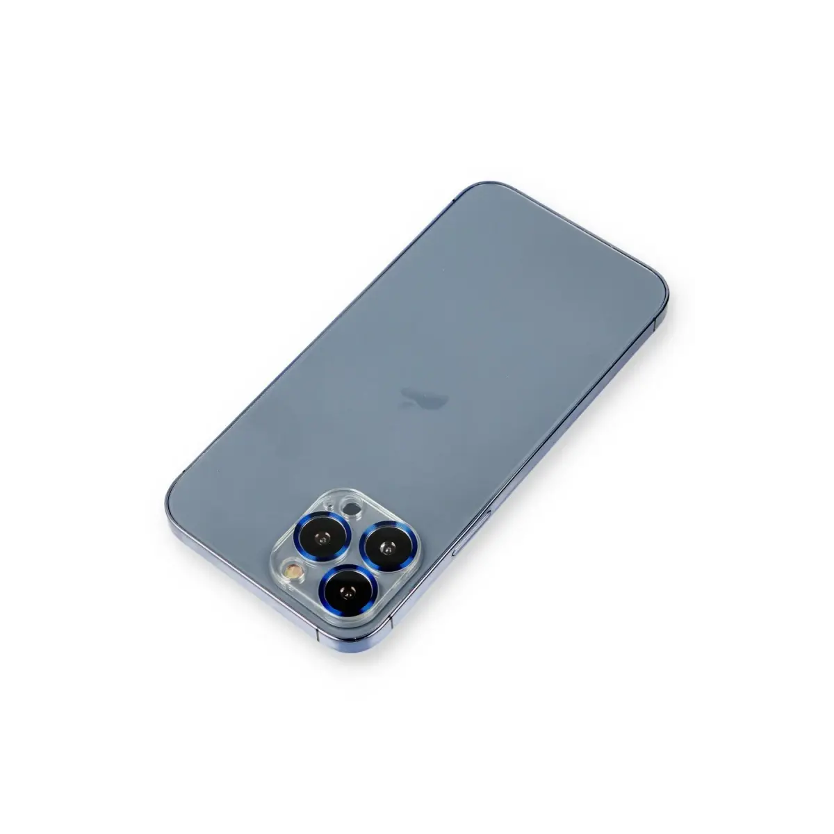 Apple iPhone 12 Pro Metal Kamera Lens Koruma Cam - Mavi