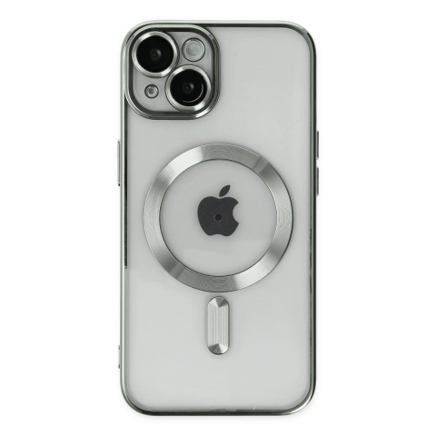 Apple İphone 14 Kılıf Kross Magneticsafe Kapak - Gümüş