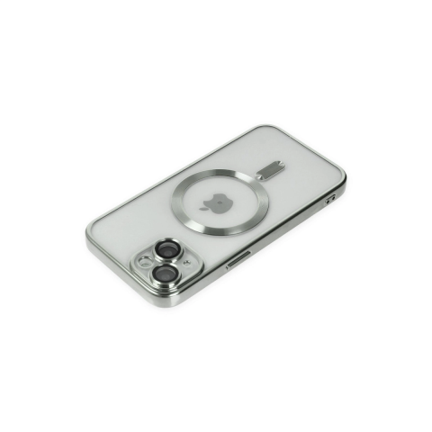 Apple İphone 14 Kılıf Kross Magneticsafe Kapak - Gümüş