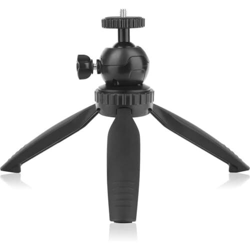 Pocket M2T 19 cm Mini Tripod ve Telefon Tutucu, 2,5 kg Kapasite, 360° Döner Kafa