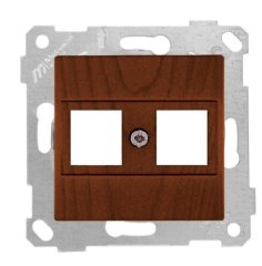 Mutlusan Rita Mek Tuş Data Priz i 2*Rj45 Kon.Süz Ceviz 2200 137 0157