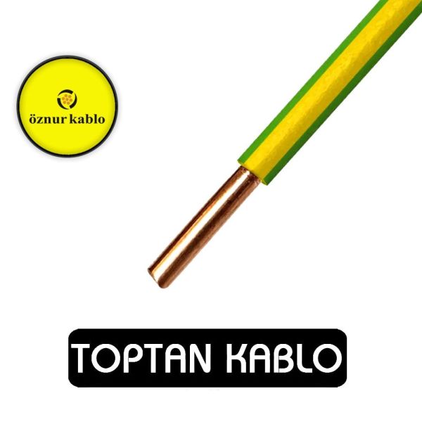 Öznur Kablo 2,5 mm NYA Sarı Yeşil