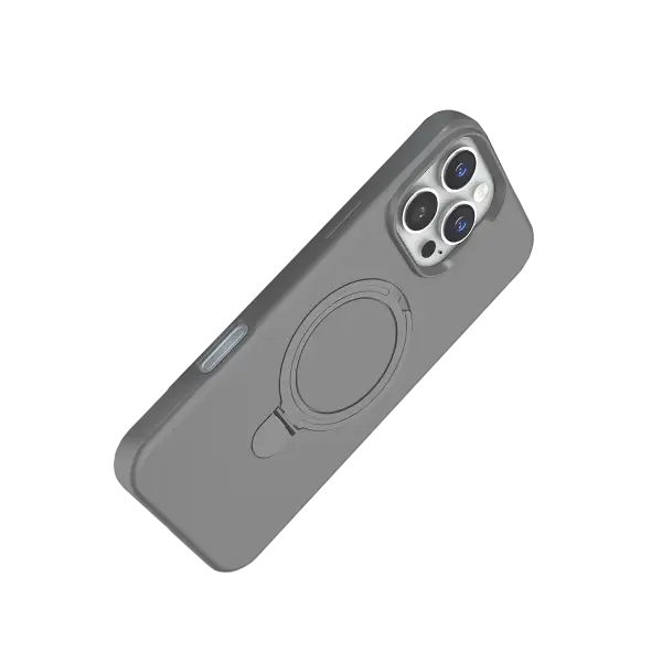Apple iPhone 16 Pro Max Regal Magsafe Standlı Kapak - Titan Gri