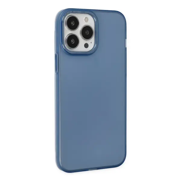Apple iPhone 14 Pro Kılıf Modos Metal Kapak - Lacivert