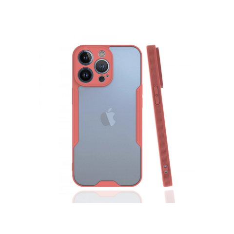Apple İphone 13 Pro Kılıf Platin Silikon - Pembe