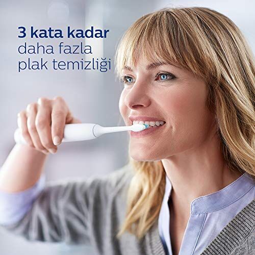 Sonicare Optimal Plaque Defence; Sonic Şarjlı Diş Fırçası 2'li Yedek Başlık, Beyaz