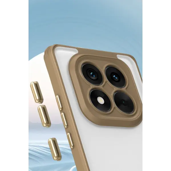 Xiaomi Redmi Note 14 Pro 5G Kılıf Penta Silikon Kılıf - Çöl Titanyum