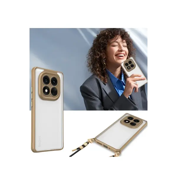 Xiaomi Redmi Note 14 Pro 5G Kılıf Penta Silikon Kılıf - Çöl Titanyum