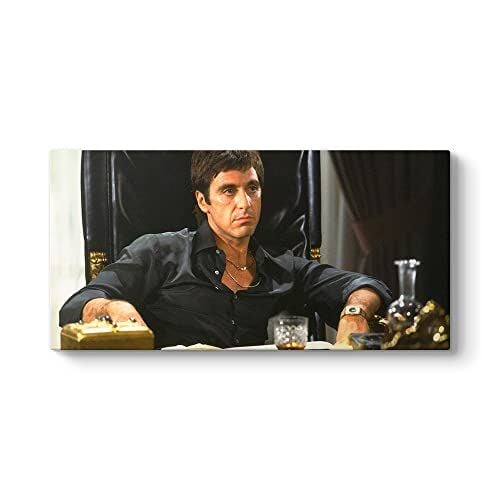 Al Pacino Scarface Tablosu 80 x 40