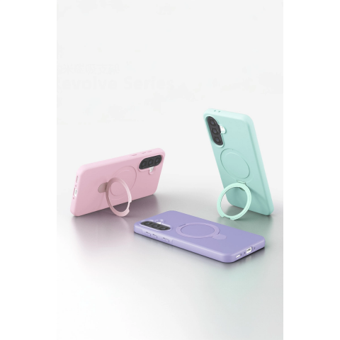 Samsung Galaxy A17 5g Regal Magsafe Standlı Kapak - Çöl Titanyum
