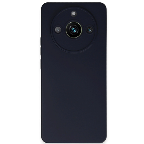 Realme 11 Pro Kılıf Nano İçi Kadife Silikon - Lacivert