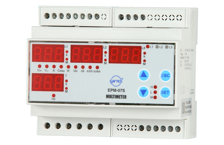 Entes EPM-07-DIN Şebeke Analizörü