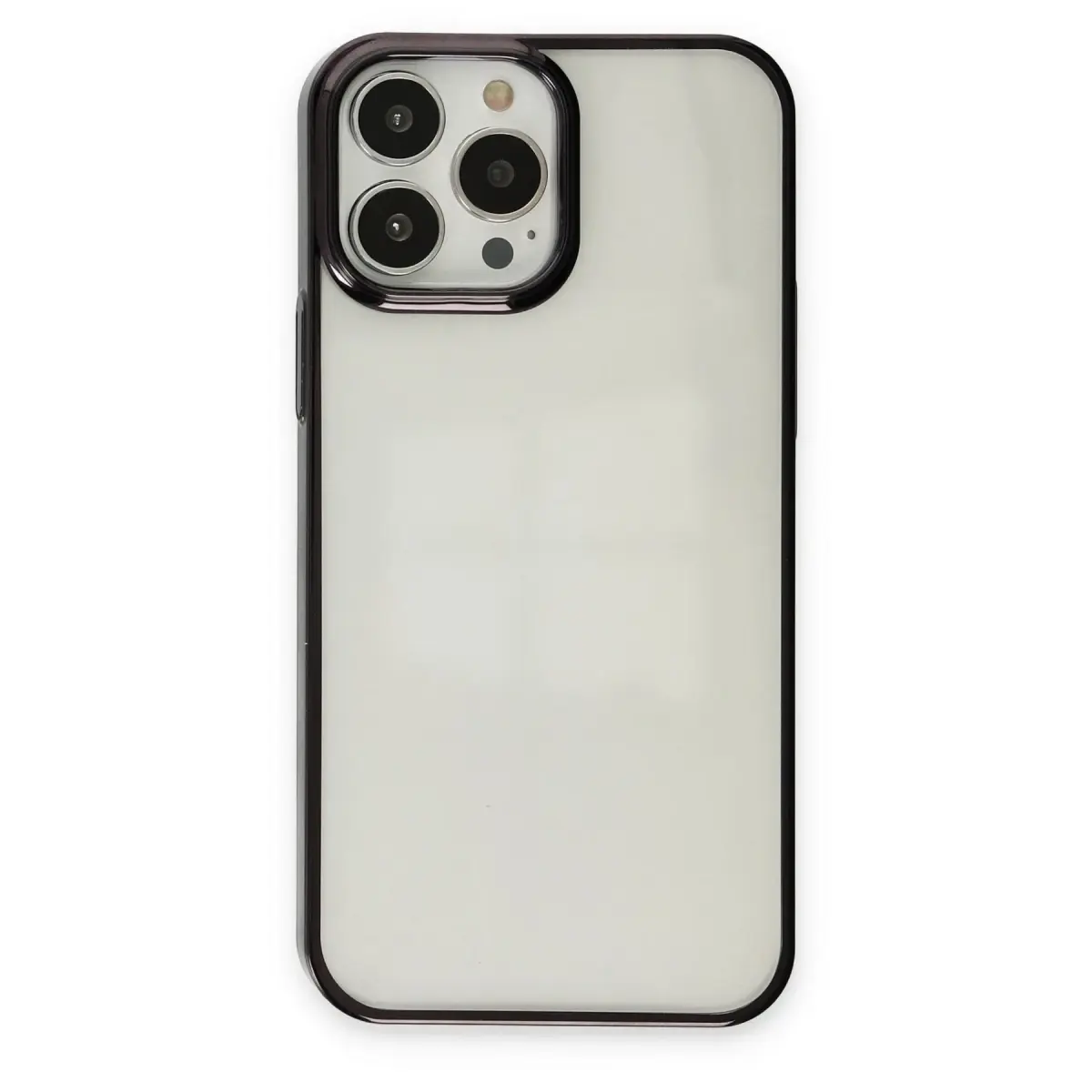 Apple iPhone 13 Pro Max Kılıf Element Silikon - Siyah