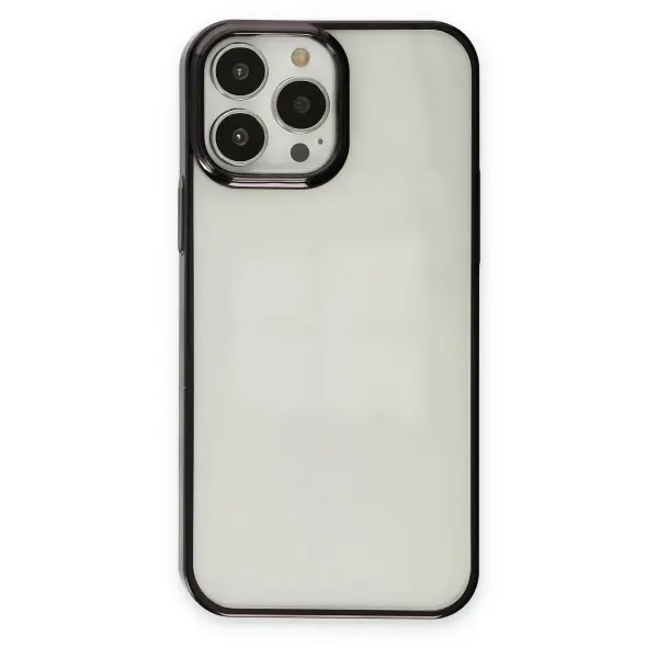 Apple iPhone 13 Pro Max Kılıf Element Silikon - Siyah
