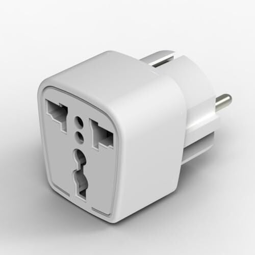 Seyahat Tipi Universal Çevirici Priz, 250V 16A, İngiliz Fişi Amerikan Fişi Dönüştürücü Adaptör