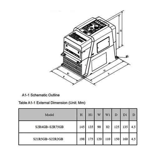 Isıso 2.2 Kw  Monofaze 220 V Hız Kontroller 6000M-S22R2GB